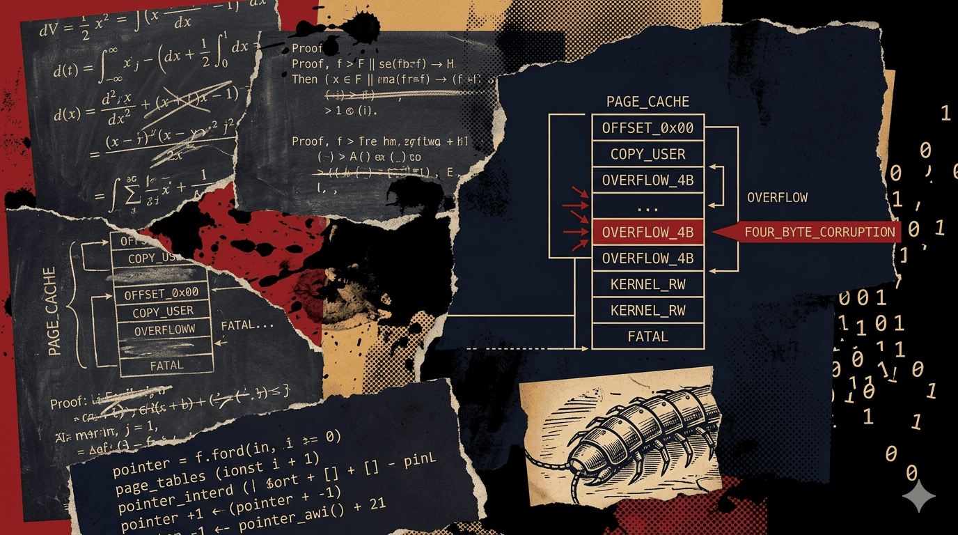 CVE-2026-31431: Copy Fail — four bytes into the Linux page cache for root