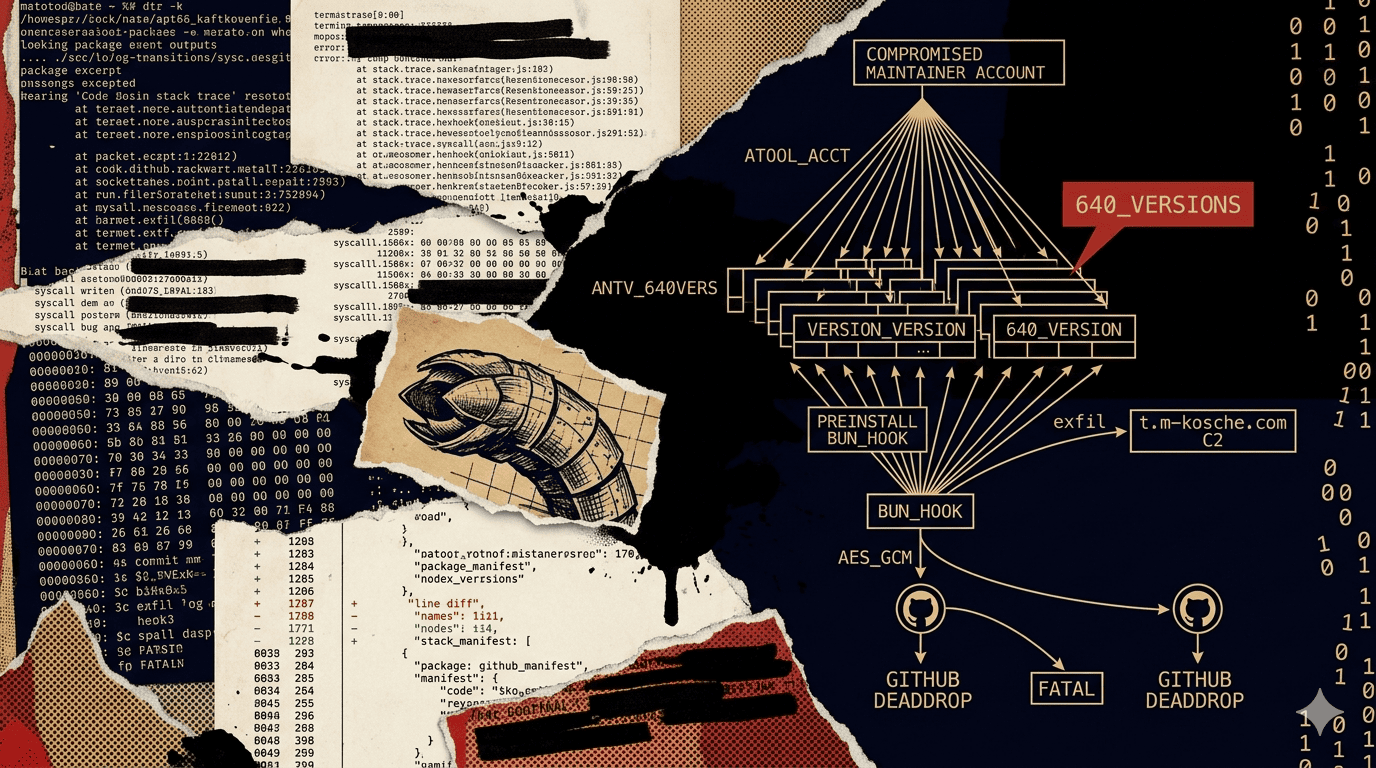 Mini Shai-Hulud @antv wave: 640 compromised npm package versions across 320+ charting and visualization packages