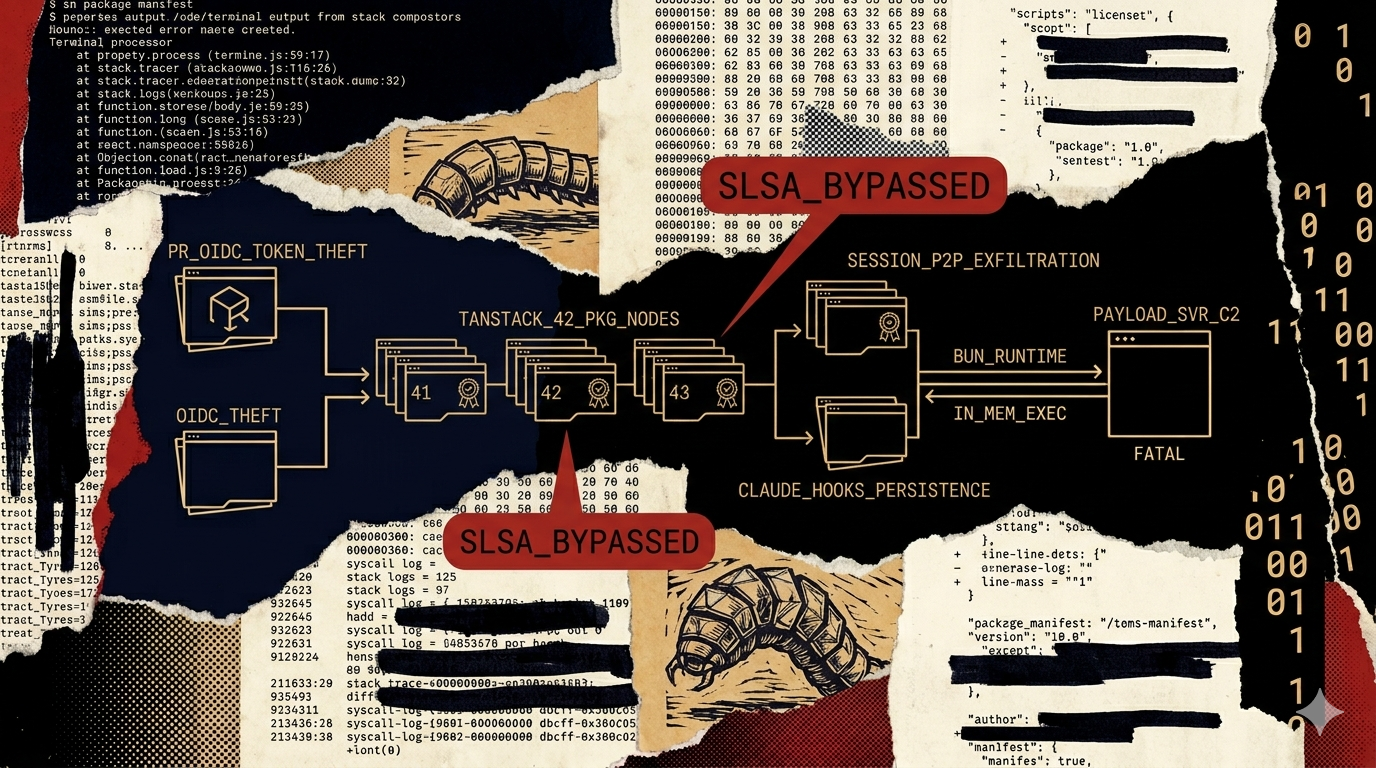 Mini Shai-Hulud May 2026: SLSA-signed malicious packages across TanStack, Mistral AI, Guardrails AI, UiPath, and OpenSearch